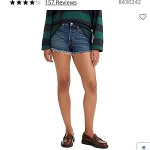 Levi’s 501 high waisted jean shirt